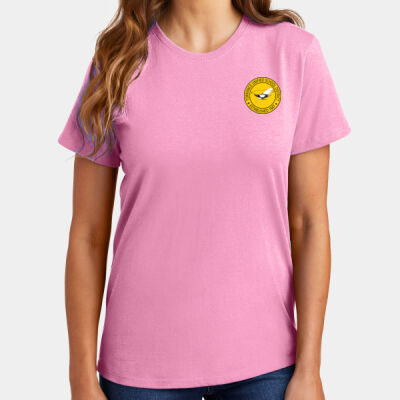 Ladies Short Sleeve 100% Cotton T-Shirt Thumbnail