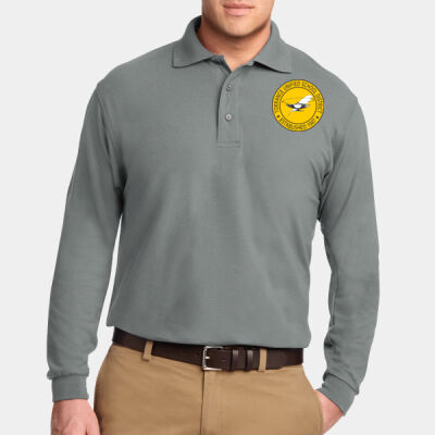 Adult Silk Touch™ Long Sleeve Polo Thumbnail